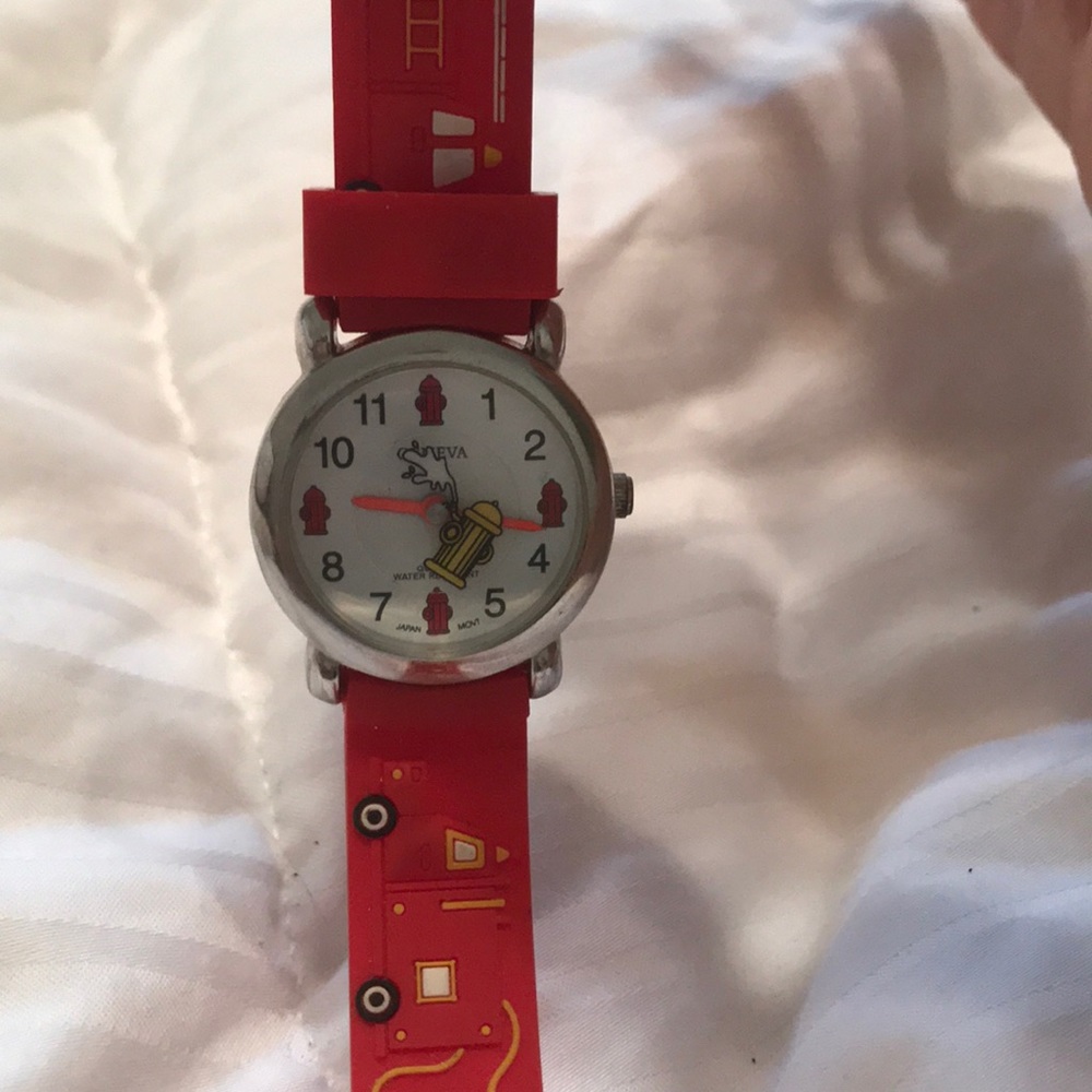 Geneva Firetruck Watch
